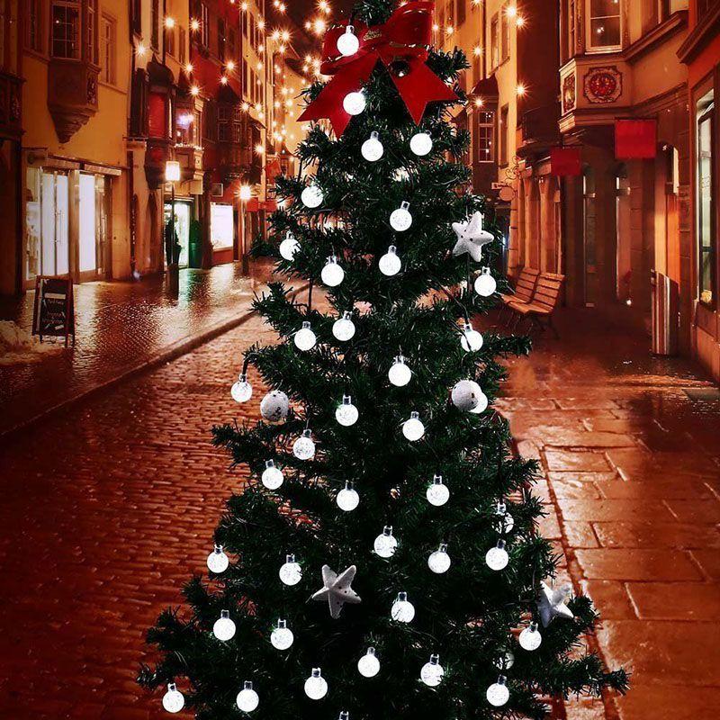 Beautifully Bright Outdoor Solar Powered 30 Led String Light For Yard And Landscape Decor