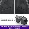 Trunk Organizer for Tesla New Model Y Juniper Launch Refresh 2025 Rear Trunk Storage Bins Side Box Organiser TPE Accessories