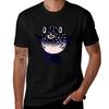 Pufferfish In Blue Tshirt Basic Casual Wear Short Sleeve Top