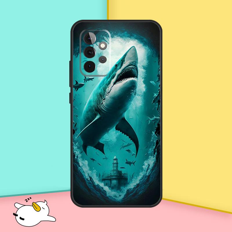 Whale Shark Dolphin Case For Samsung Galaxy A54 A34 A14 A53 A33 A13 A52 A32 A12 A51 A71 A52S A21S Soft Cover