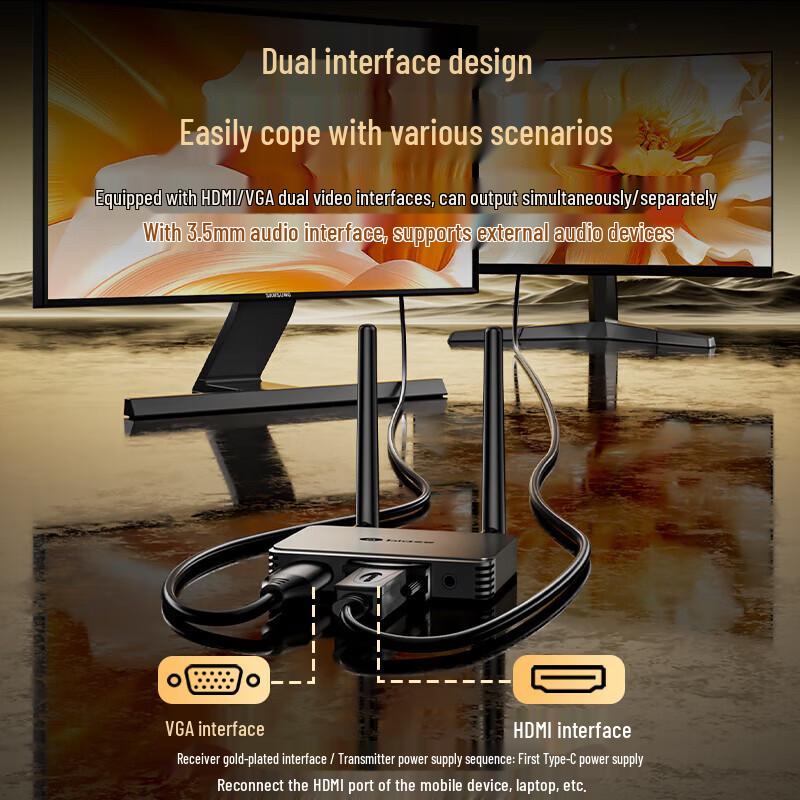 BIAZE HDMI Wireless Screen Mirroring Adapter