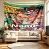 Custom Name Personalized Scooby Print Tapestry, Wall Art Decor, Bedroom, Dorm, Apartment, LivingRoom, Party Backdrop, Gift for Birthday