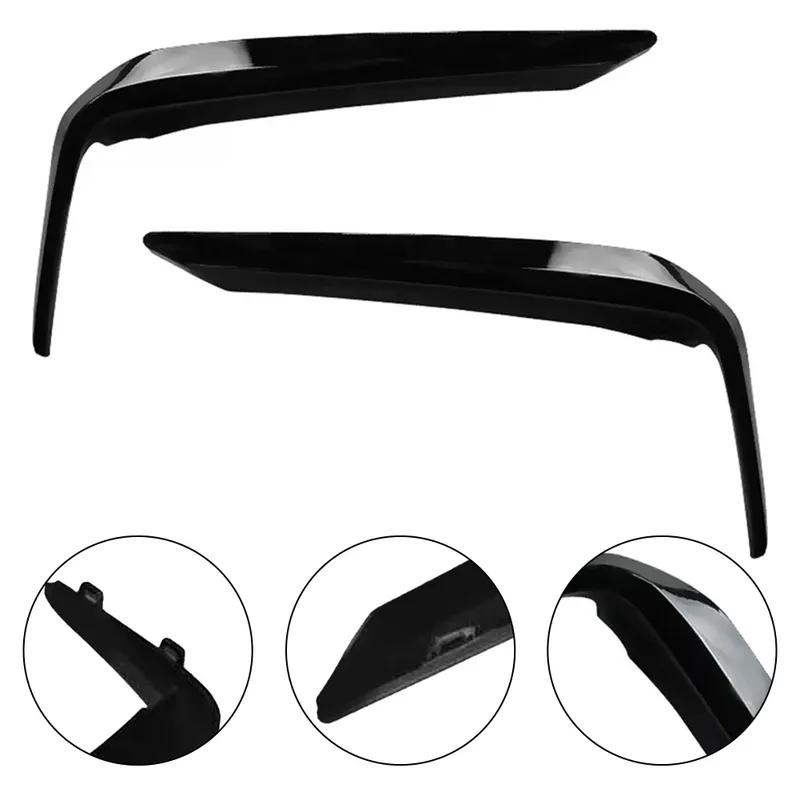 For BMW 5-Ser G30 G31 Front Bumper Fog Light Eyelid Cover For M-Sport 16-20 Trim Molding Eyebrow Eyelid Cover Accessories