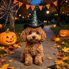 Halloween Pet Winter Warm Clothing Set, Dog Clothes Winter Style, Cat Costume