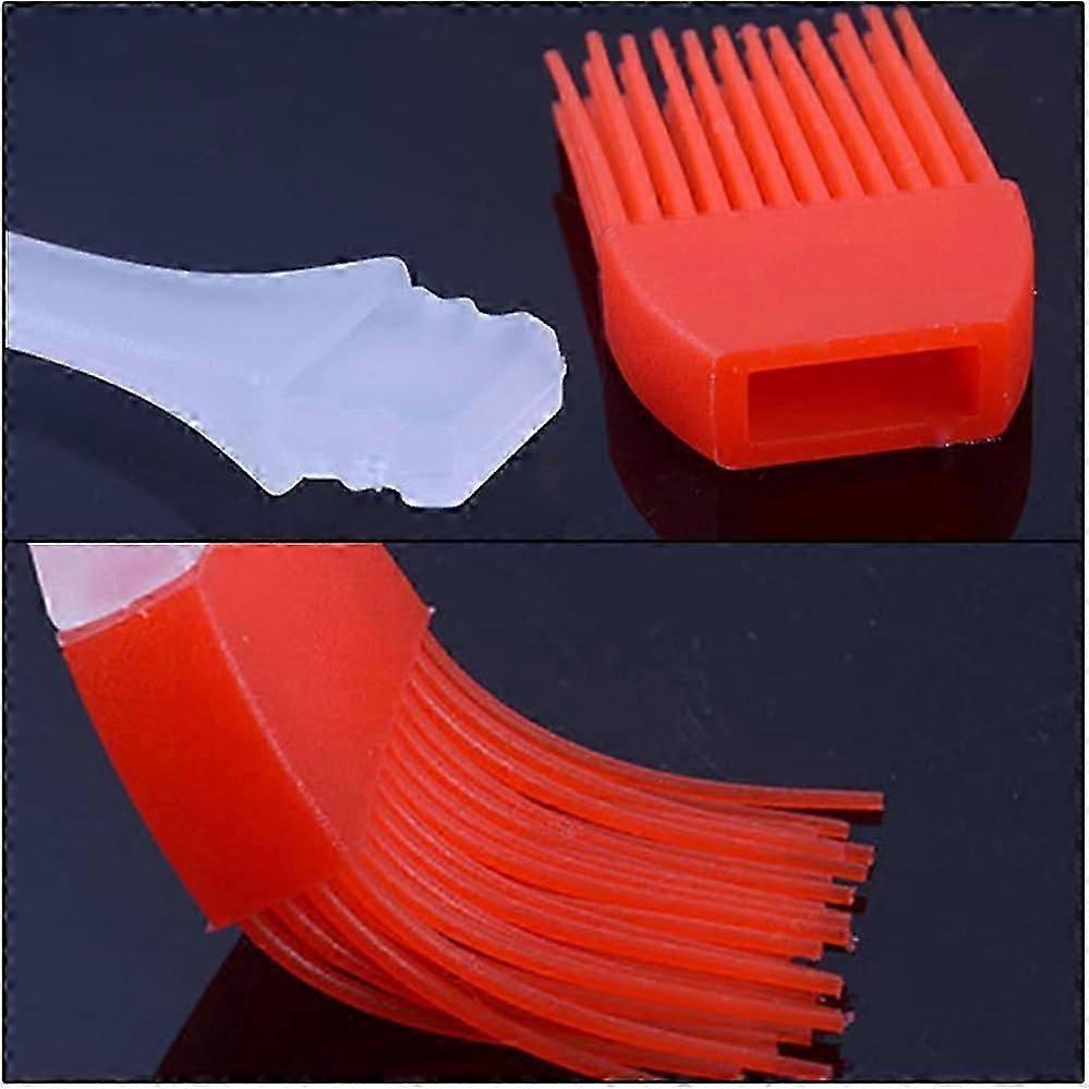 Kitchen Brush, High Temperature Resistant Silicone Pastry Brush Baking Brush For Baking Barbecue Cakes (red)