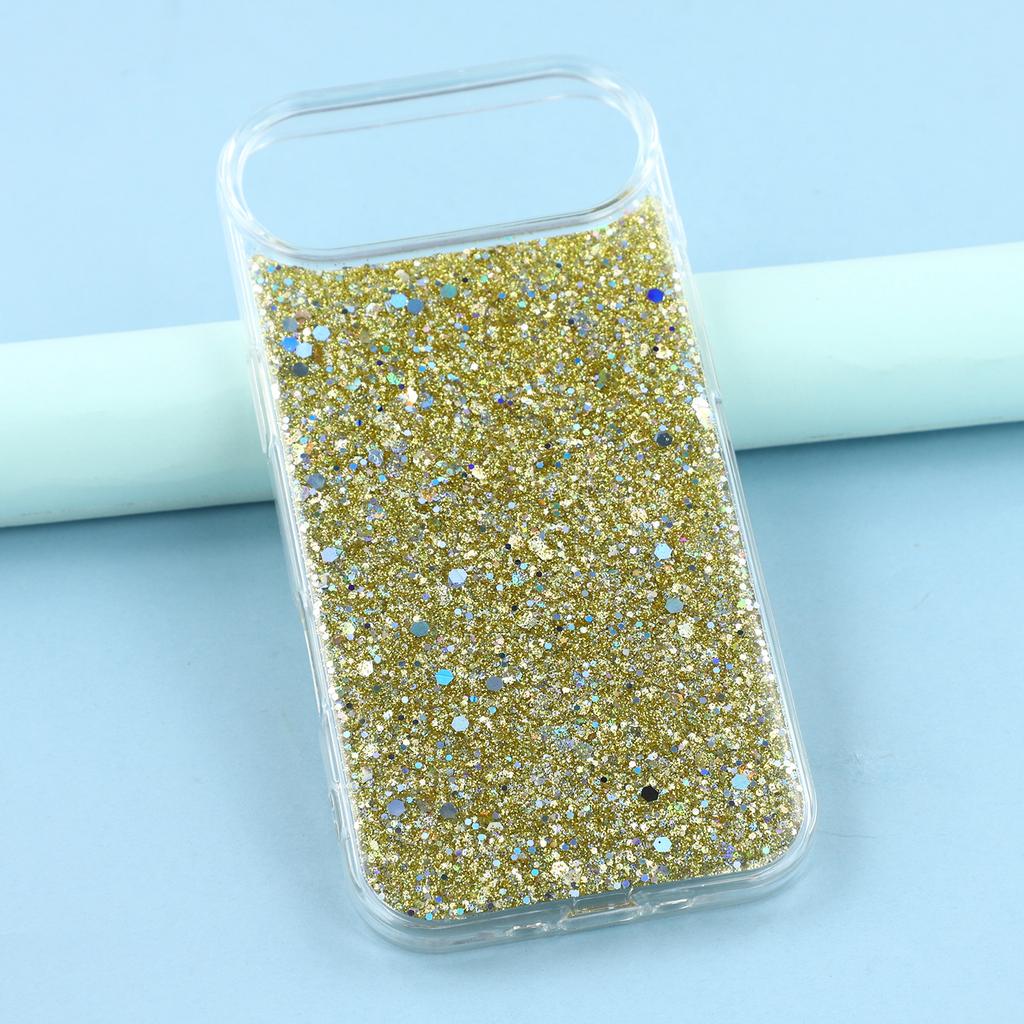 For iPhone Air Case Shockproof Soft TPU Phone Cover Glittery Design