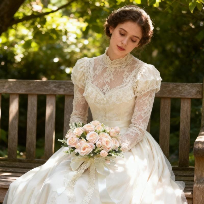 Life Like Artificial Flower Bridal Bouquet For Wedding Photography Silk Flower Arrangement Ceremony Bride Accessory