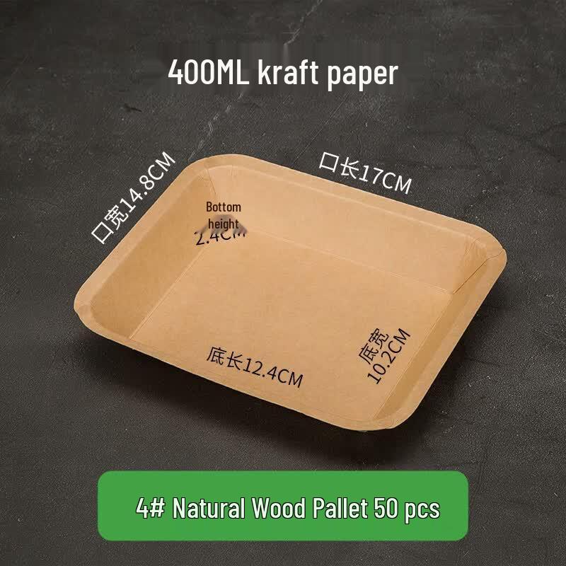 Disposable Kraft Paper Boat Trays