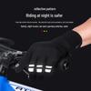 Odblaskowe Ciepłe Flanelowe Wodoodporne Rękawice do Roweru i Nart z Funkcją Ekranu Dotykowego