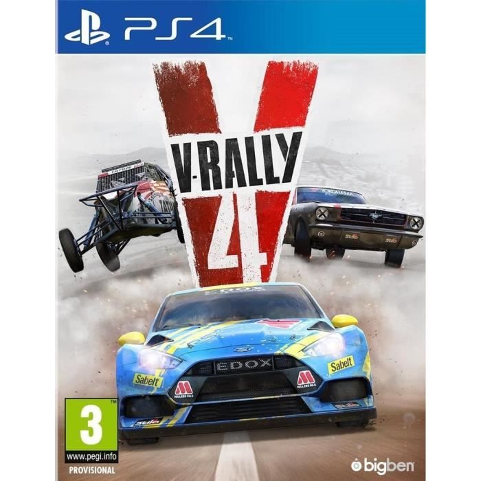 Jeu De Simulation PS4 - Bigben V-Rally 4 - Dominez Les Tracés Les Plus Difficiles