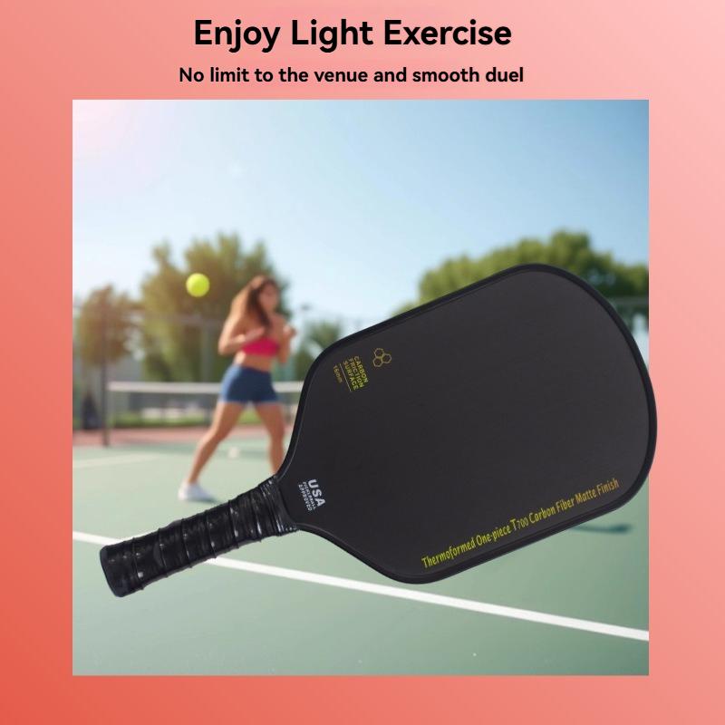 Customizable T700 Carbon Fiber Rackets Available TPU-Coated, Durable Tennis Racket 16mm Outdoor Sports Pickleball Paddle