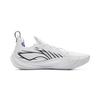 Li Ning Cushioning Slip Resistant Abrasion Resistant Low top Basketball Shoes Men's Standard White ABAV025-5