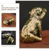 Pig Shape Ornament Brass Pig Statue Scene Layout Adornment Desktop Decor
