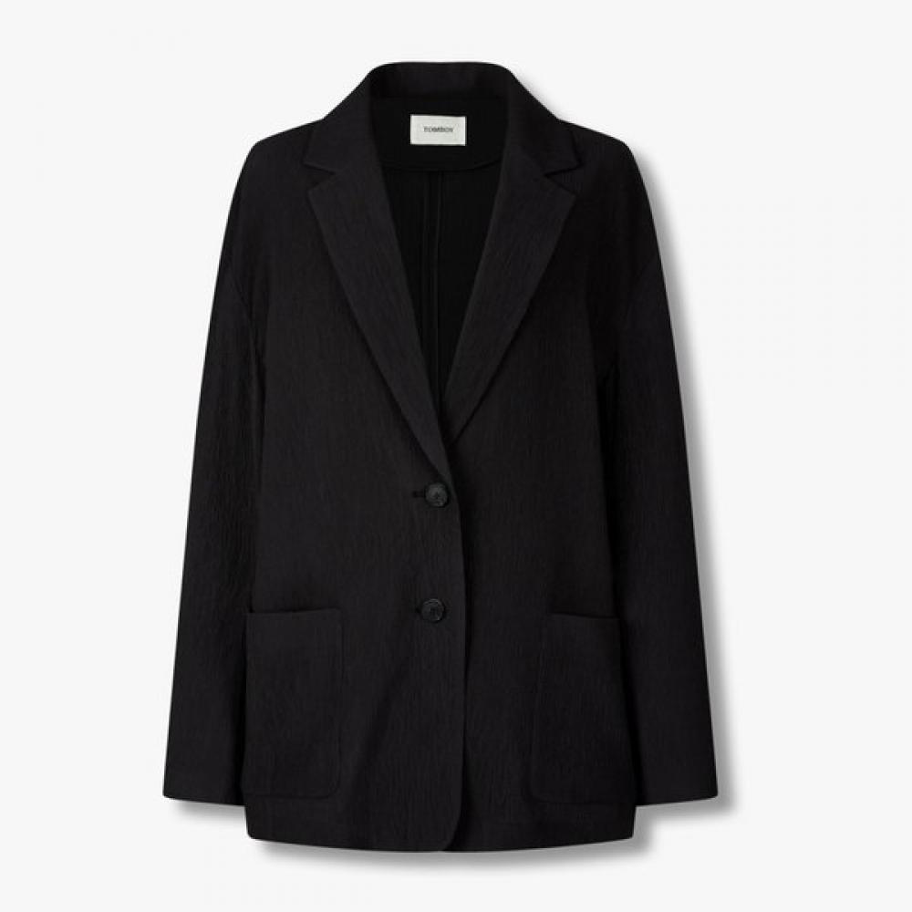 Studio Tomboy Out Pocket Two Button Jacket 9176212982ct blacks/OS