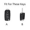 Zinc Alloy + Leather Car Key Case Cover for VW Volkswagen Golf 7 MK7 Tiguan MK2 For SEAT Ateca Leon FR 2 Ibiza For Skoda Octavia