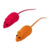 Squeaky Cat Toys Realistic Mouse Shape Interactive Chew Toy with Gnawing Sound Cat Play Teething Toys for Indoor Cats Energy Relief and Fun