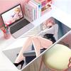 Game Futuristic Zzenless Zone Zero Mouse Pad Large Thick Desk Pad Stitched Edges Gaming Mouse Mat For Pc