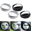 Driving Safety Accessory 1 Pair Car Rear View Mirror Blind Spot Helper, 360-degree Adjustable Small Round Convex for Parking, Waterproof Anti-fog
