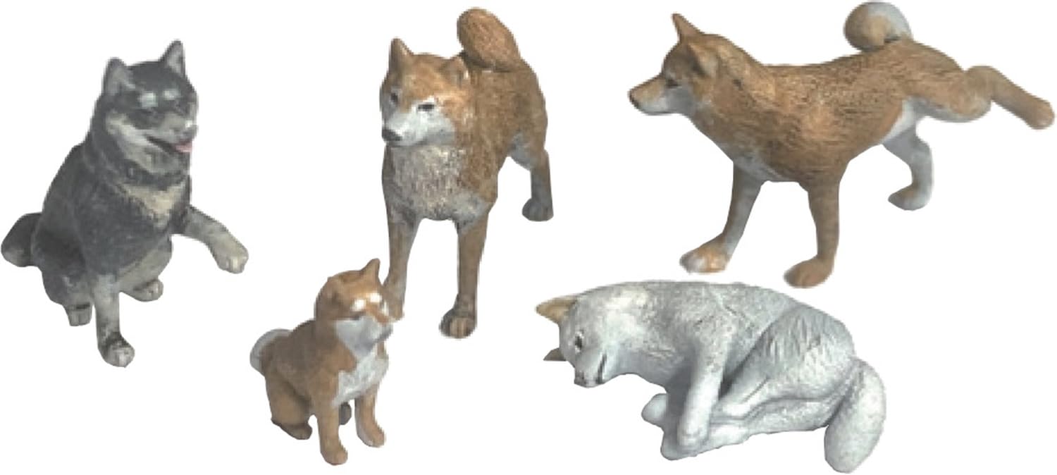 

Chino Model Wonderful Series Shiba Inu Set B 3D Printer Kit 1/35 CMW-022B