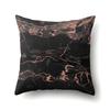 Nordic Ins Marble Polyester Pillowcase Car Decoration Home Printed Waist Cushion Pillowcase