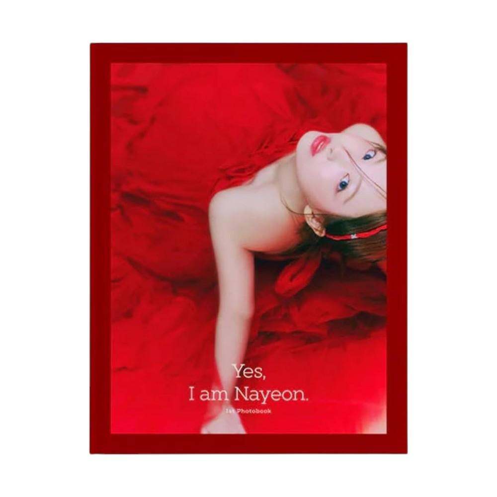 TWICE Nayeon Ja, ik ben Nayeon Bordeaux Rode Versie. Fotoboek KPOP Officiële Merchandise Verzamelobject
