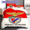 S.L. Set Copripiumino Trapuntato con Logo Benfica Federa Decorazione per la Casa Regalo di Compleanno (1 * copripiumino + 2 * federa, senza nucleo)