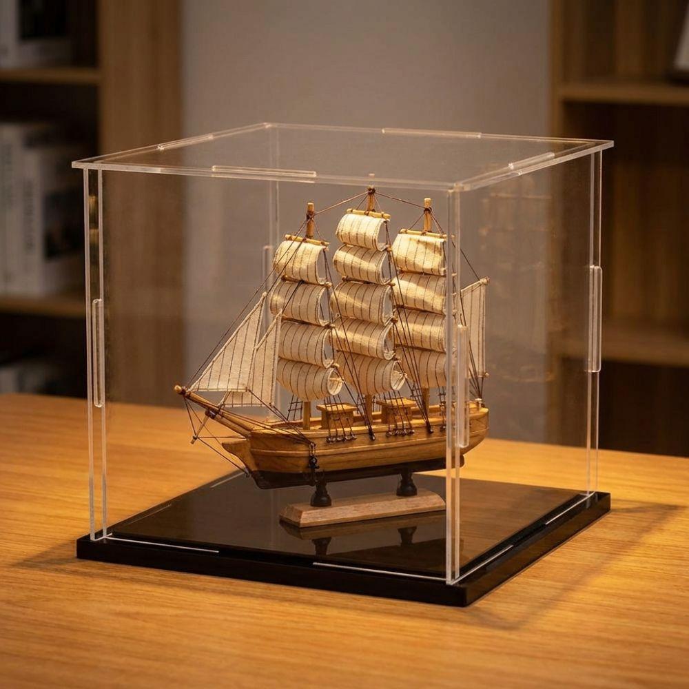 Anti-Scratch Clear Display Case High Clarity Action Figures Box  Home Office Display