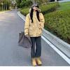 Down jacket women's medium and long models, new winter thickened pie to overcome couple tooling jacket jacket men's outdoor