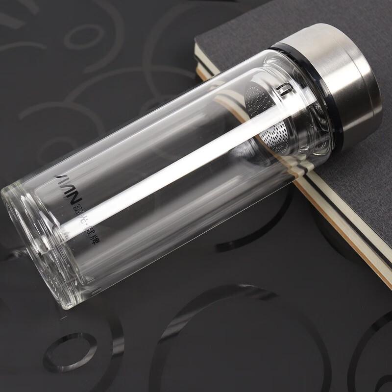 Fuguang Portable Double-Layer Leak-Proof Glass Tea Infuser Bottle