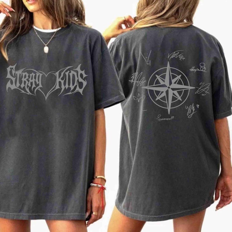 Stray Kids Vintage Shirt, Stray Kids Members Tee, Stray Kids Merch, Stray Kids Kpop Gift, Stray Kids World Tour Tee, Skzoo Stray Kids Shirt