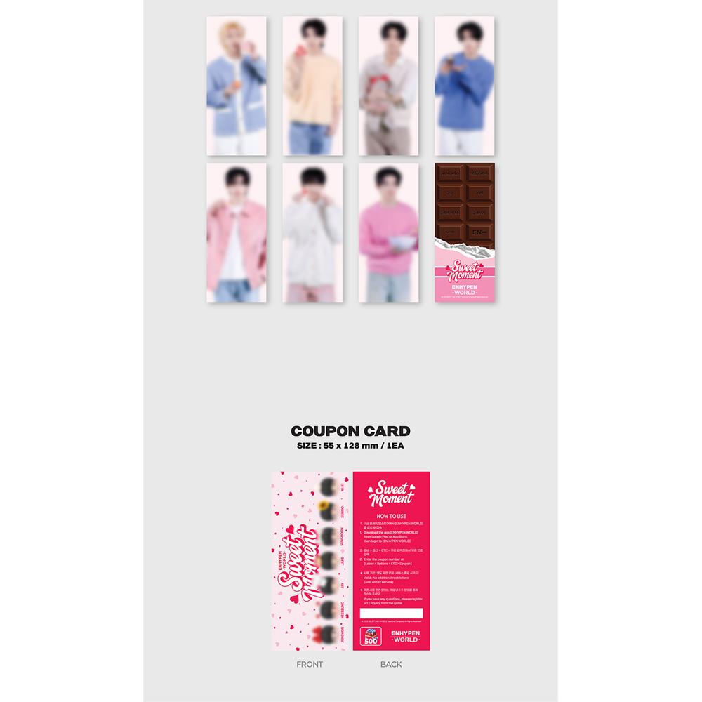 [Pre-venta] ENHYPEN - [COLECCIÓN DE TARJETAS CUPÓN MUNDIAL DE ENHYPEN] SWEET MOMENT GIFT ver.