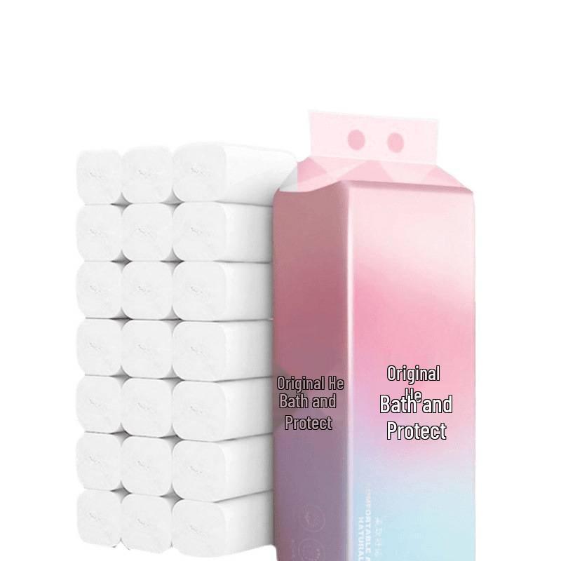 Coreless Thick Toilet Paper Rolls - Economical Household Pack