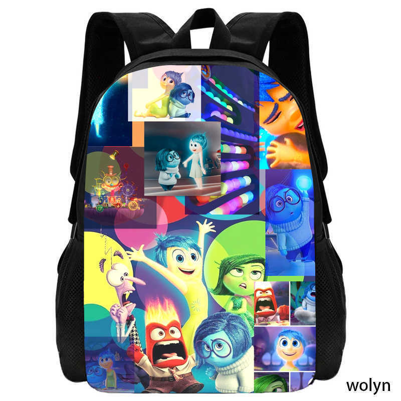 Inside Out 2 Anime Backpack For School And Travel With Storage Compartments