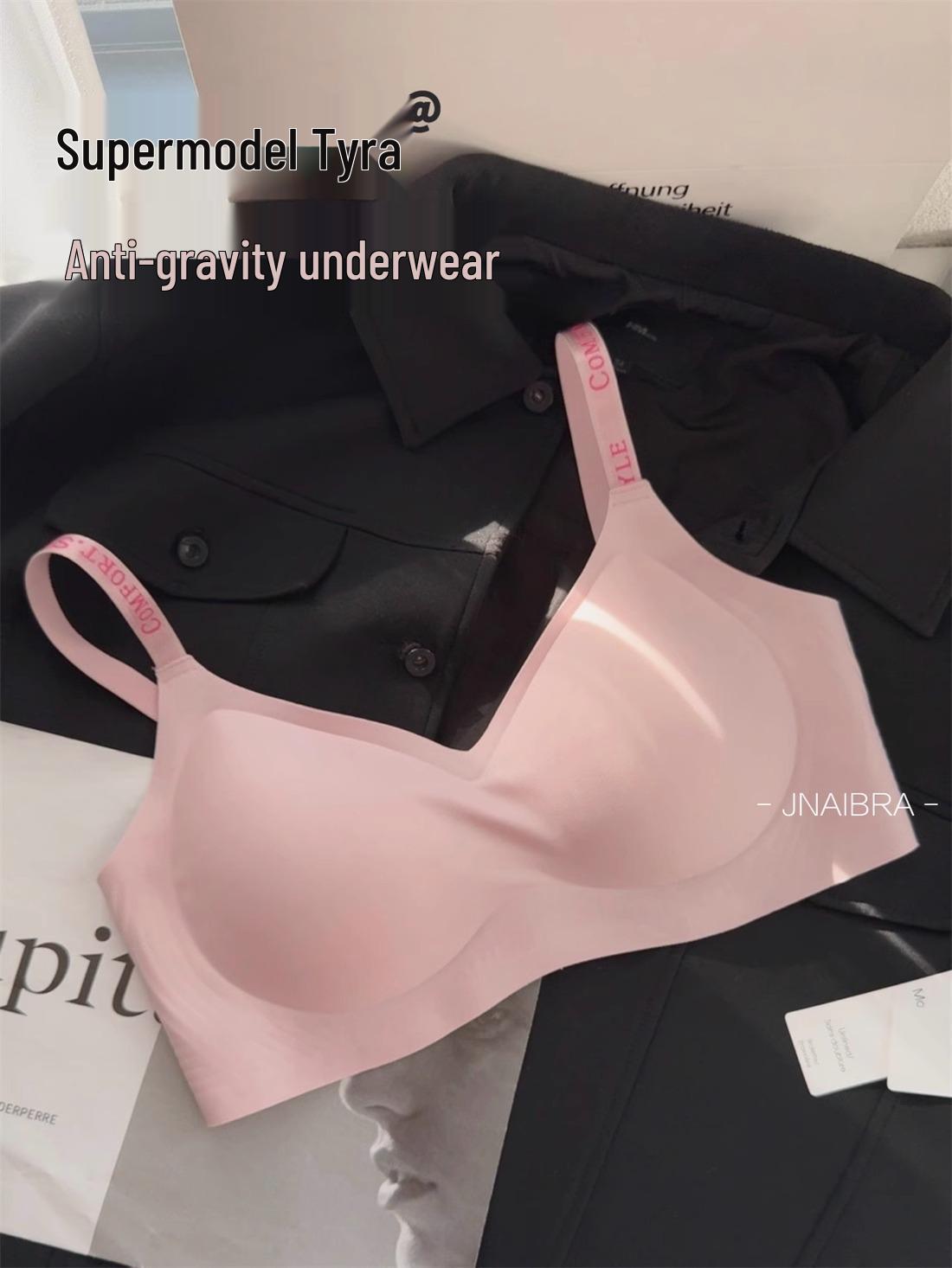 

Бесшовный бюстгальтер Supermodel Anti-Gravity: Женский бесшовный бюстгальтер без косточек, с мягкой поддержкой, против провисания, молочного цвета, с бретелями с надписями. XL (suggested 38/85ABC)