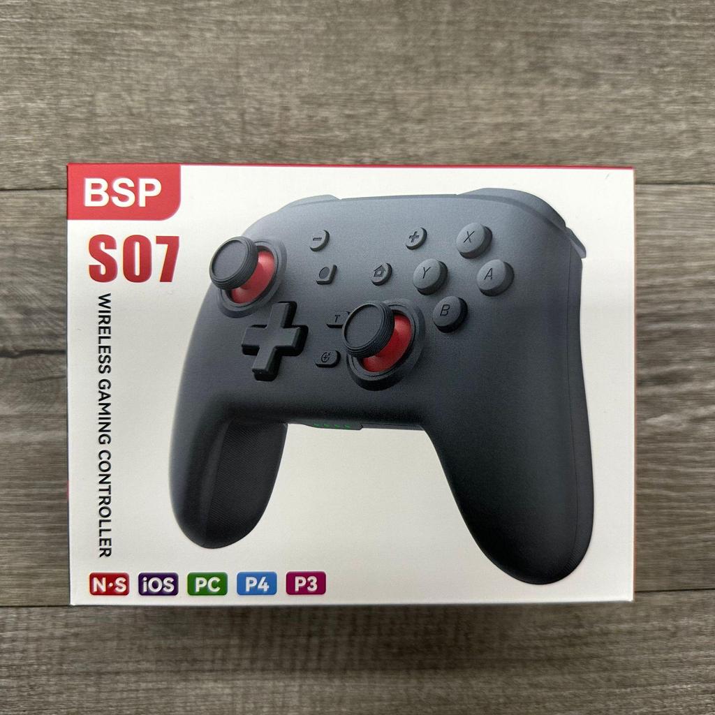Switch Pro Wireless Bluetooth Controller with Six-Axis Motion, Dual Vibration & Macro Programming