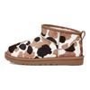 UGG Classic Ultra Mini Boot Cow Print (Womens) Women Sneakers Chestnut 1123630-CHE