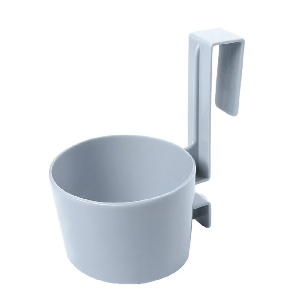 Self-adhesive Hair Dryer Holder Moisture-proof Punch Free Hair Dryer Stand Wall-mounted ABS Material Wall Storage Rack