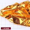 Elastic Golden Reflective Fabric By The Meter for Stage Clothes Hats Decoration Sewing Plain Bronzing Cloth Smooth Skin-friendly