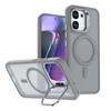 KEYSION Lens Stand Magnetic Phone Case for MagSafe for OPPO A6 Pro 5G Matte Translucent Shockproof Back Cover for OPPO A6 Pro