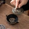 1Pcs Chinese Antique Incense Burner Hollow Incense Holder With Cover Mini Desktop Ornament Home Office Decoration