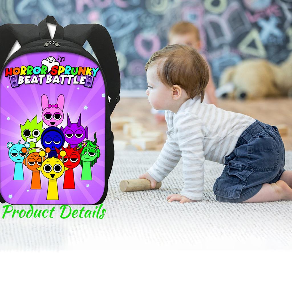 Large-capacity Backpack For Primary And Secondary School Students, Cartoon Shoulder Bag And Pencil Case For Children