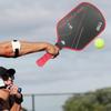 Carbon Fiber Pickleball Racket for Yard Indoor and Outdoor Red