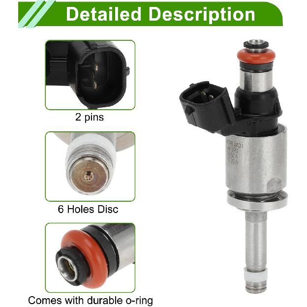 No.16450-5LA-A01 Fuel Injector for Honda Accord 2.4L L4 2013-2017 for Honda CR-V 2.4L for Acura TLX 2.4L 2015-2017 for Acura ILX 2.4L L4 2016-2017