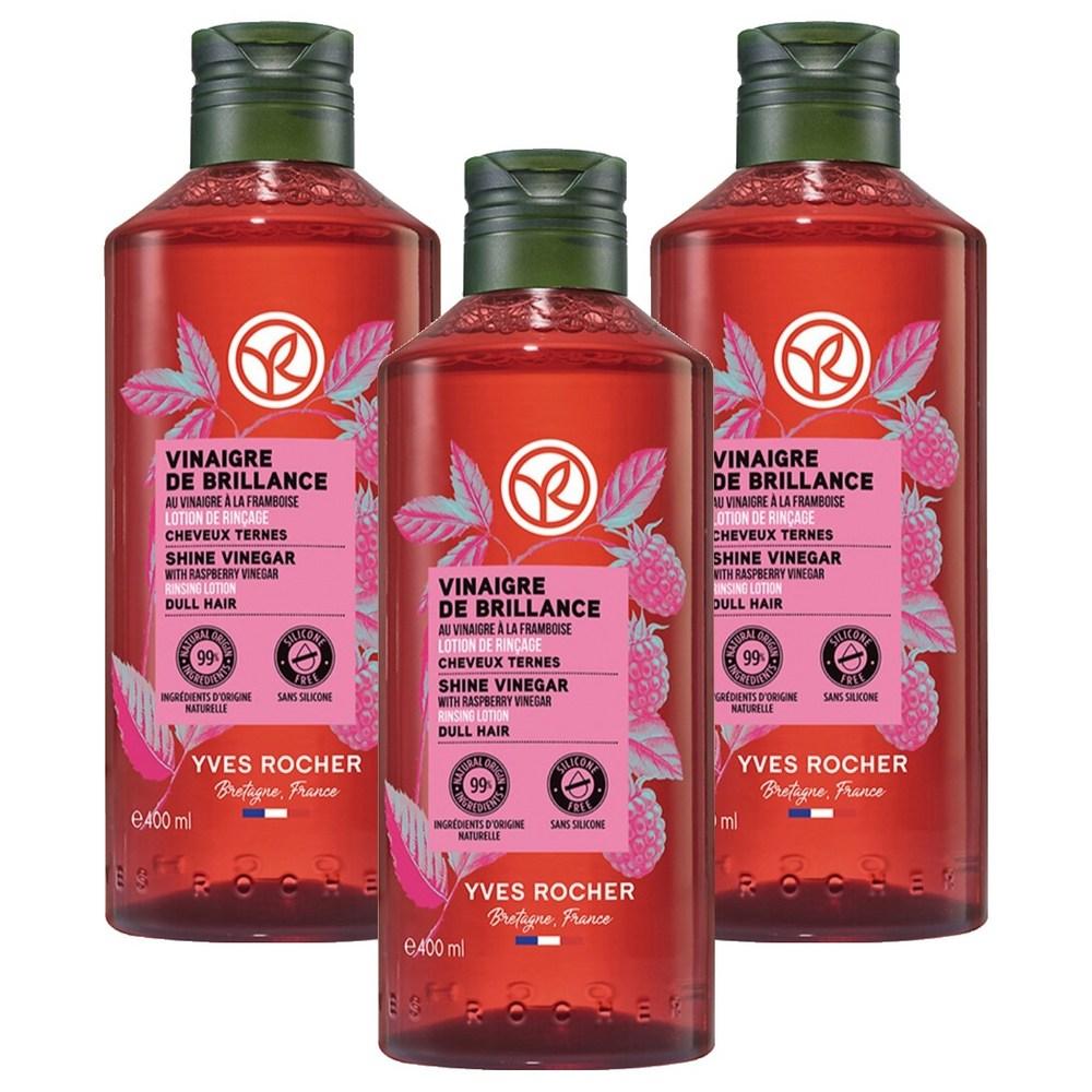 Yves Rocher Raspberry Hair Vinegar Scalp 400ml 3 pcs