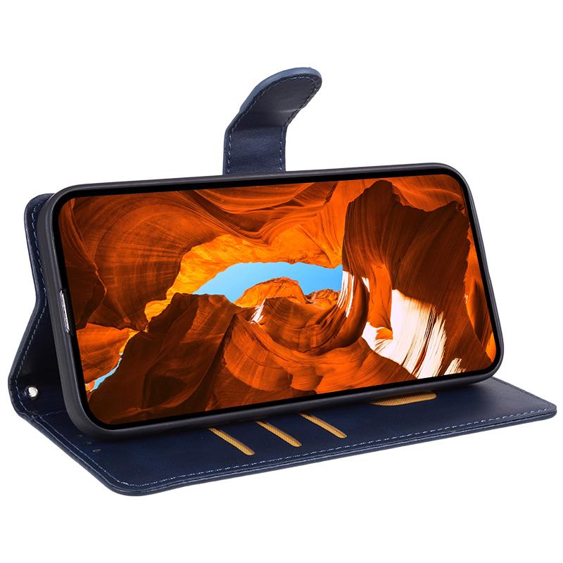 Shockproof Cover for Motorola Edge 50 Pro 5G Case Magnetic Calf Texture Wallet Phone Shell