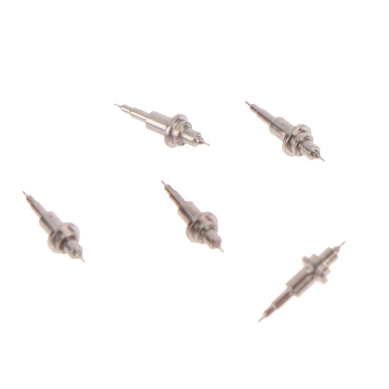 5Pcs Universal Compatible Pocket Watch Balance Wheel Axle Cores Sharp Pendulum Pivot Axis for Watch Repair Parts