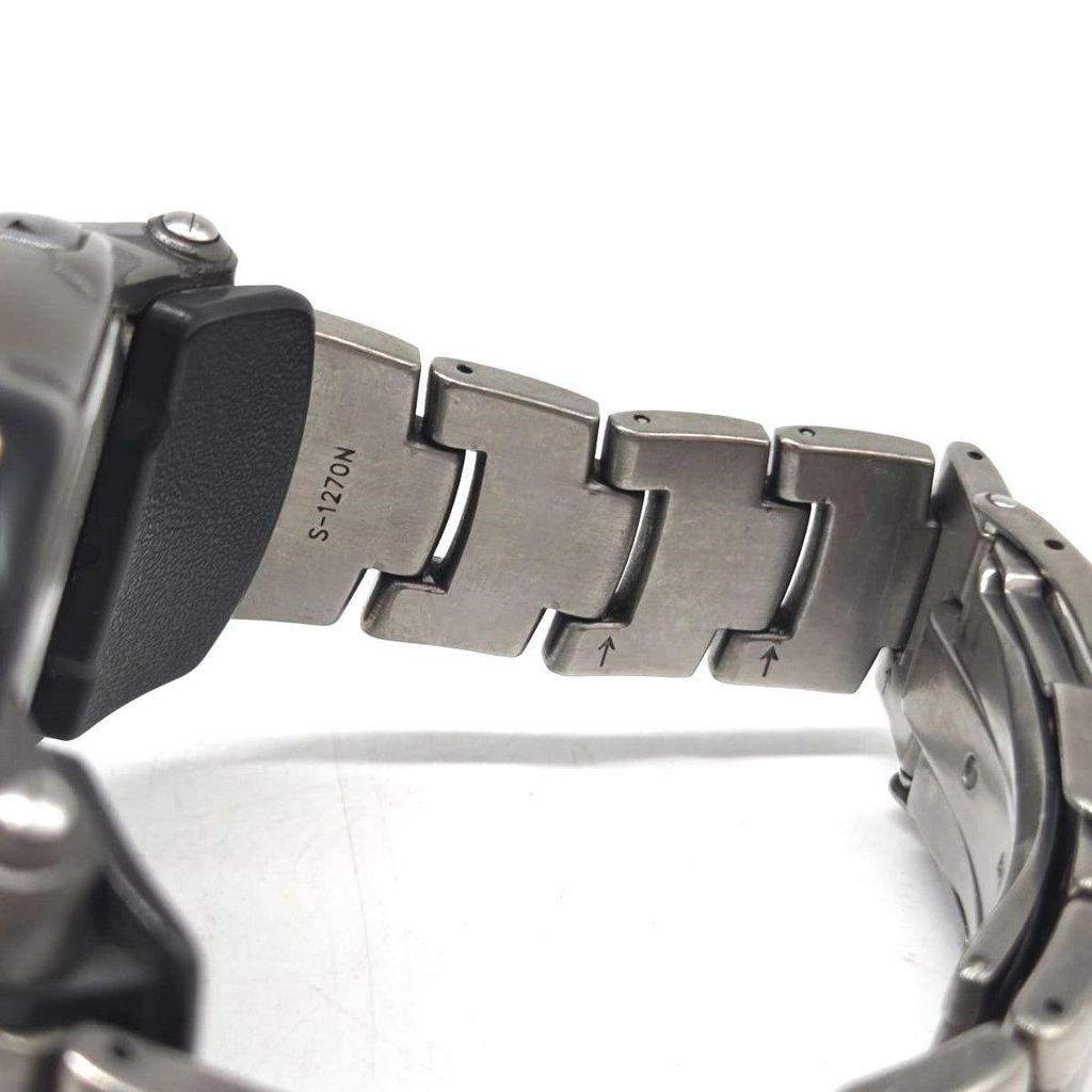 Used CASIO Casio Pro Trek PAW-5100T Solar Watch Stainless Metal Ana-Digi Men's Working Item Used008560