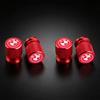 4Pcs Aluminum Car Wheel Tire Valve Caps Tyre Rim Stem Covers Airdust Waterproof For BMW 1 3 5 6 7 Series X1 X3 X4 X5 G20 G38 F48 mkcp79
