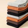 Women's Over-Knee Socks, Cotton Socks, JK High Tube Socks with Boots, Ladies' Long Socks, Black Mid-Calf to Knee-Length Socks