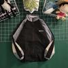Giacca Uomo High Street Stampa Patchwork Giubbotti Antivento Donna Primavera Estate Sottile Moda Giubbotti College